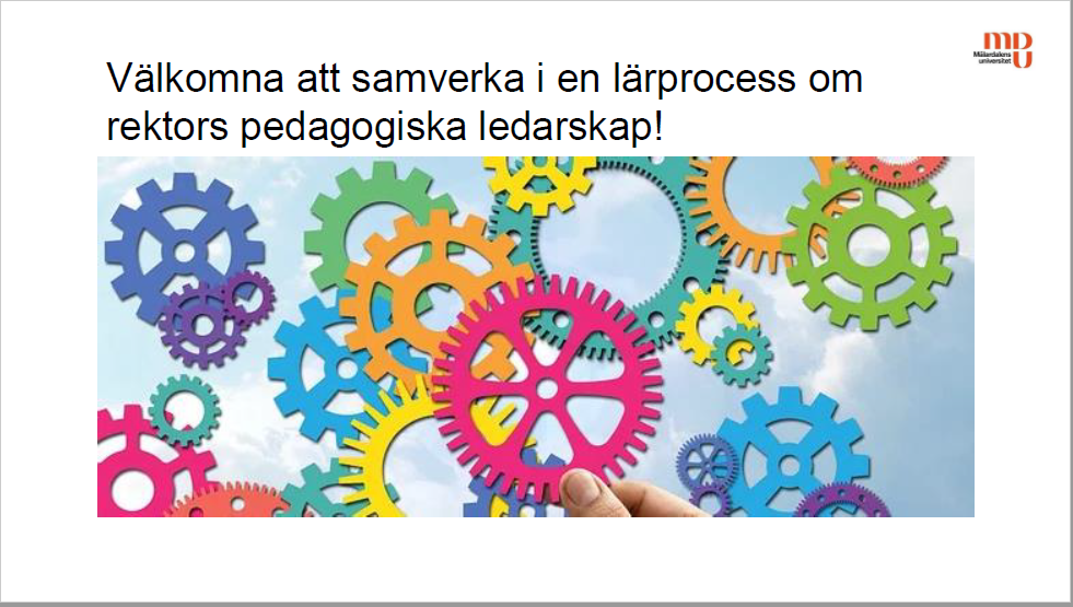 Bild som länkar till powerpointpresentationen från lärprocessen om rektors pedagogiska ledarskap